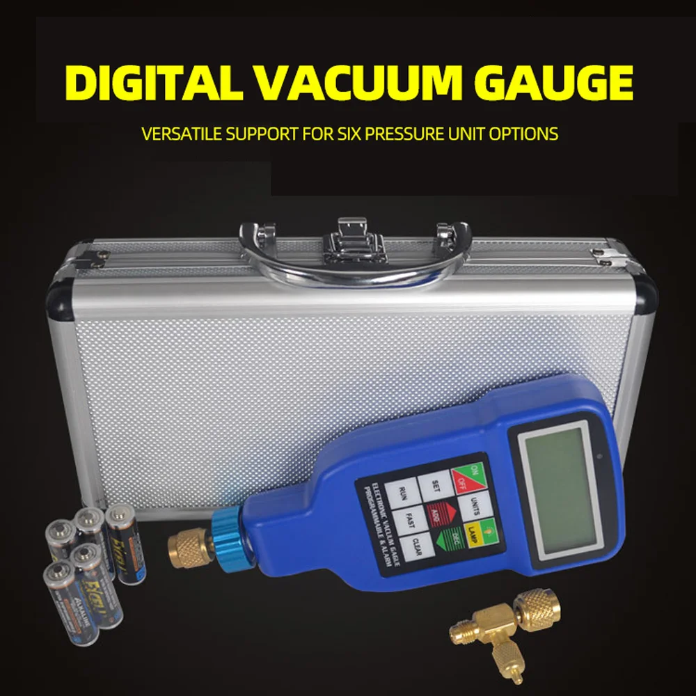 High Precision Digital Vacuum Gauge lectronic Negative Pressure Gauge Refrigeration Tool Accessories