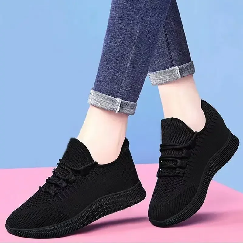 

New Breathable Non-slip Female Sneakers Platform Fashion Women's Vulcanize Shoes Casual Comfortable Shoes for Women 2024