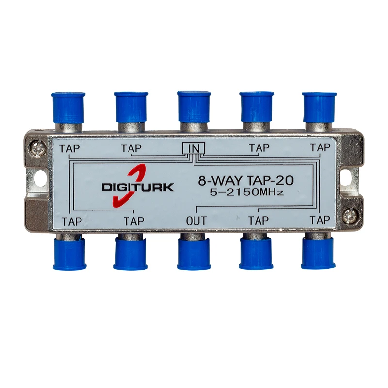 DIGITURK 5-2150 MHZ 20DB 8 WAY TAP SWITCH 1/8 SPLITTER