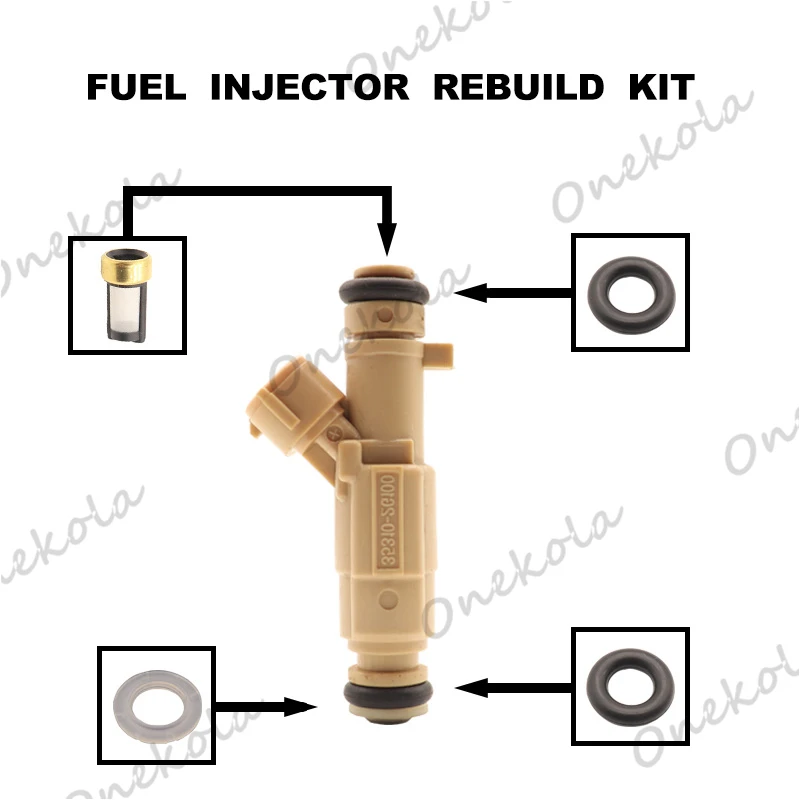 

Fuel Injector repair kit Orings Filters for 11-13 Hyundai Tucson 10-12 Kia Forte Koup 35310-2G100