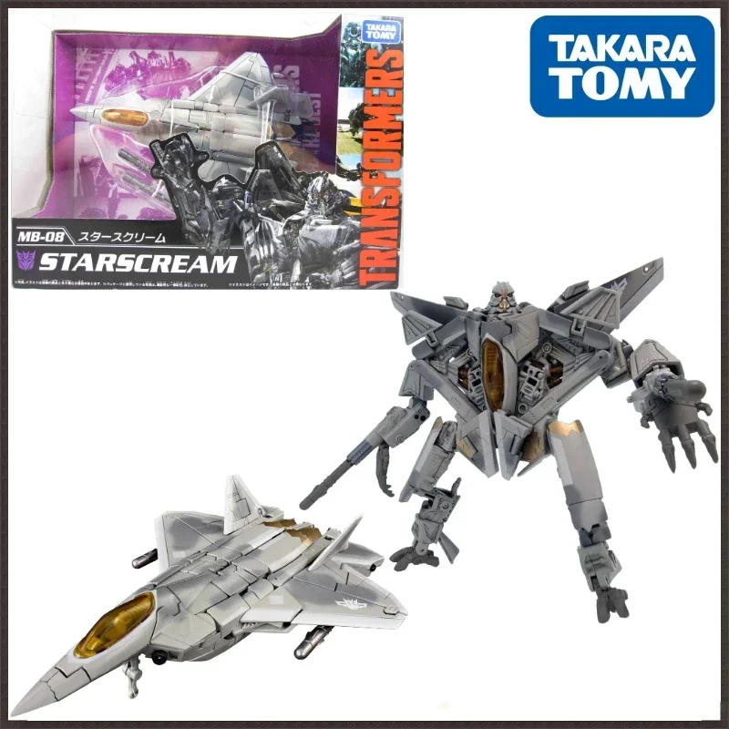 In Magazzino Takara Tomy Transformers MB versione regolare MB-08 Starscream Raccogli Figura Anime Robot Anime Modelli di Azione Giocattoli Regali