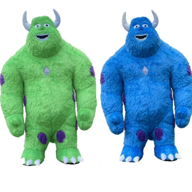 Blue Bear Inflatable Cartoon Doll Costume Giant Mascot Cat Role Play Dress up for Party Celebration