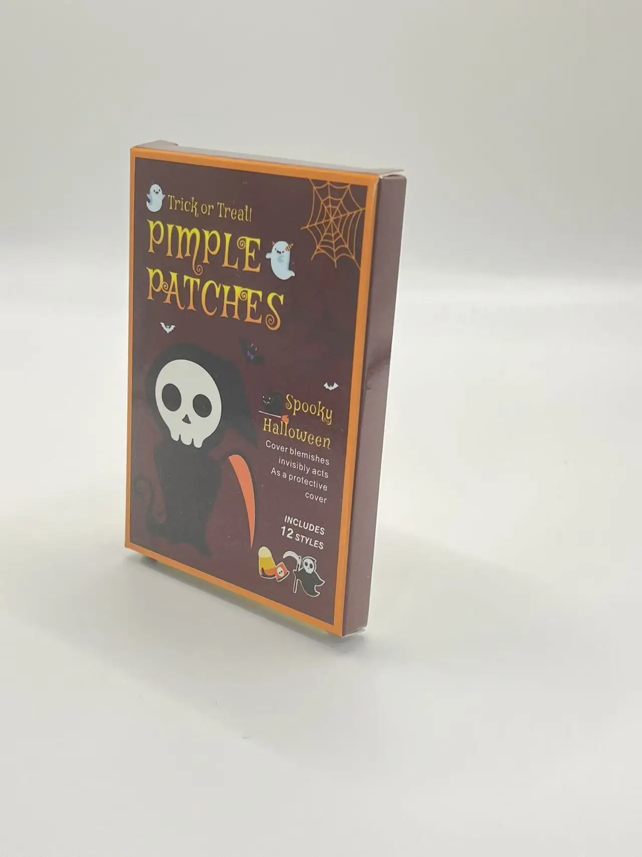 Bestseller navideño: lindos parches para espinillas de Halloween: parches amigables con la maquillaje para una atmósfera festiva. Limpieza del acné, resistente al agua, Fa