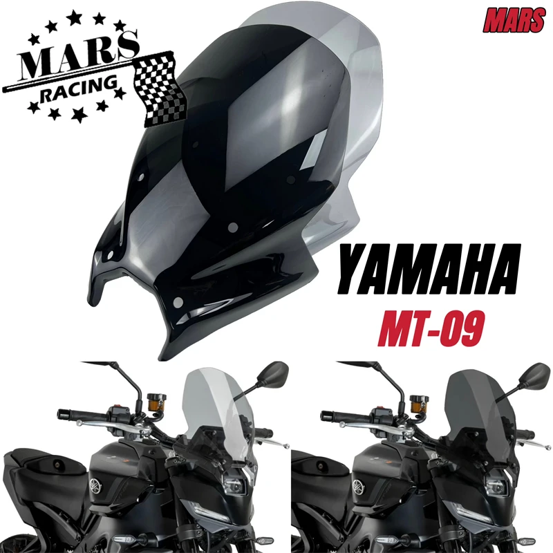 

Motorcycle Accessories Windshield Windscreen Kit Deflector Shroud Shield Guard For YAMAHA MT-09 Y-AMT MT09 SP MT 09 2024 2025