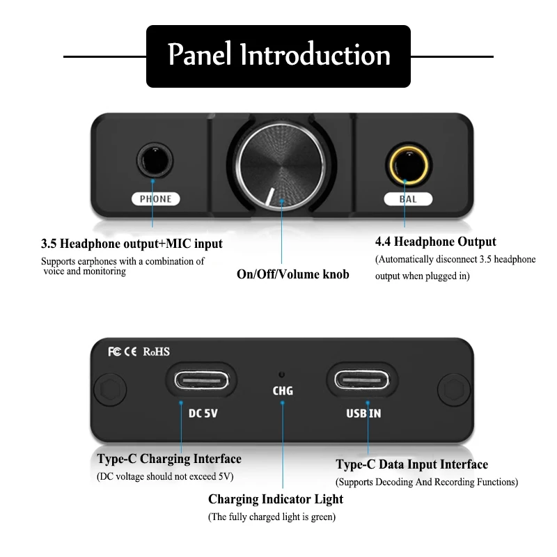 Amplificateur de téléphone de sauna HIFI portable, compagnon mobile DSD mat, décodage dur, balance des médailles, machine intégrée, trou de 3000mm ou 3.5mm, 4.4 mAh