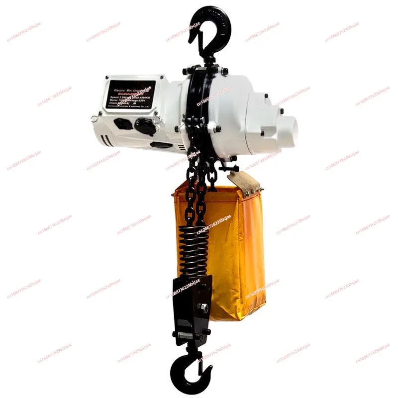 Ring chain electric hoist portable 220v brushless 1-ton small silent chain lifting crane winch