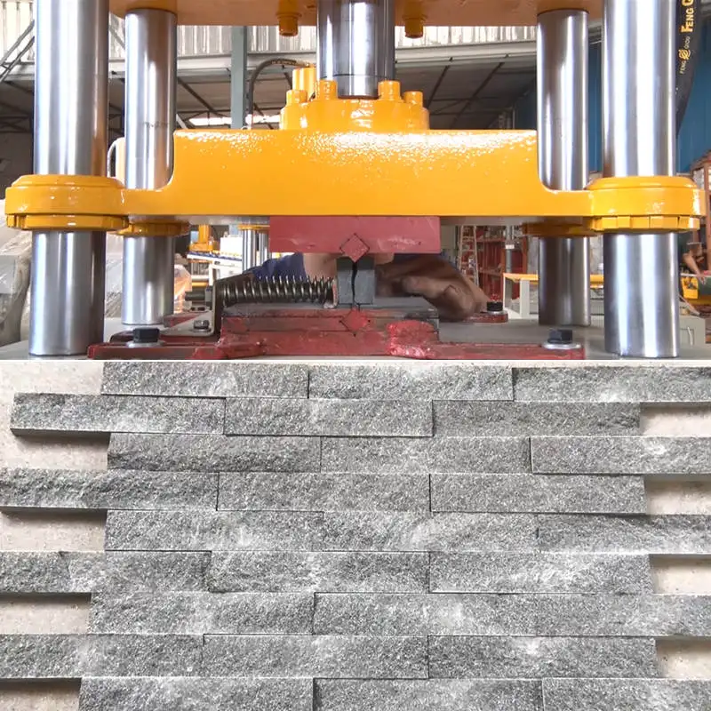 Hot SCDK-81 Marmer Graniet Bestrating Rots Steen Stempelen Splitter Machine Hydraulische Natuursteen Splitsmachine