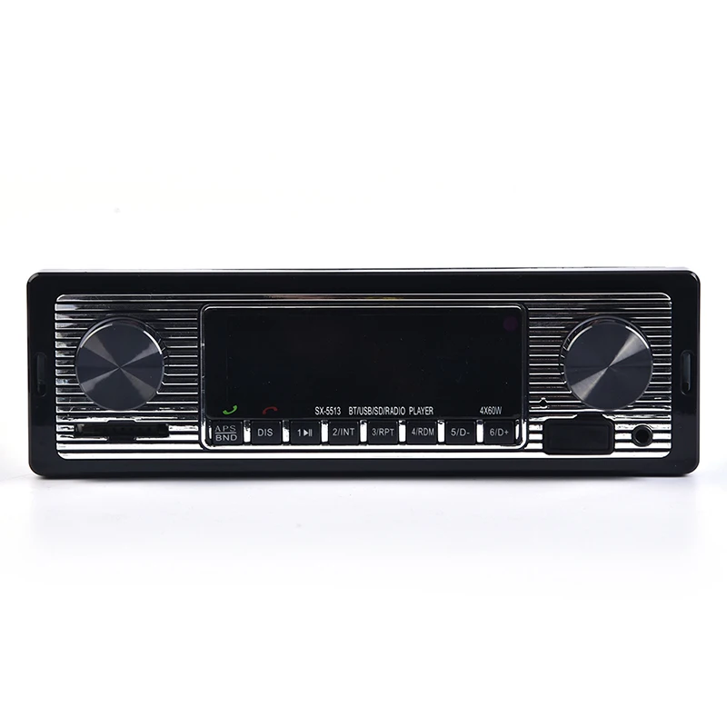 1Set Bluetooth Retro Car Radio MP3 Player Stereo USB AUX Classic Car Stereo-Audio