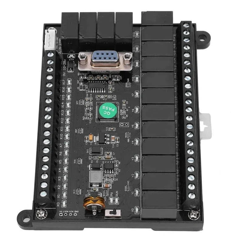 Programmable Logic Controller PLC Control Board Relay Delay Module With Analog FX1N-32MR DC10-28V