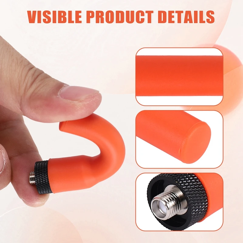 Мягкая антенна для рации SF-20 Мини-короткая антенна SMA-F Двухдиапазонная УКВ УВЧ для радио UV-K6 UV-21 UV-17 UV-18Pro Max