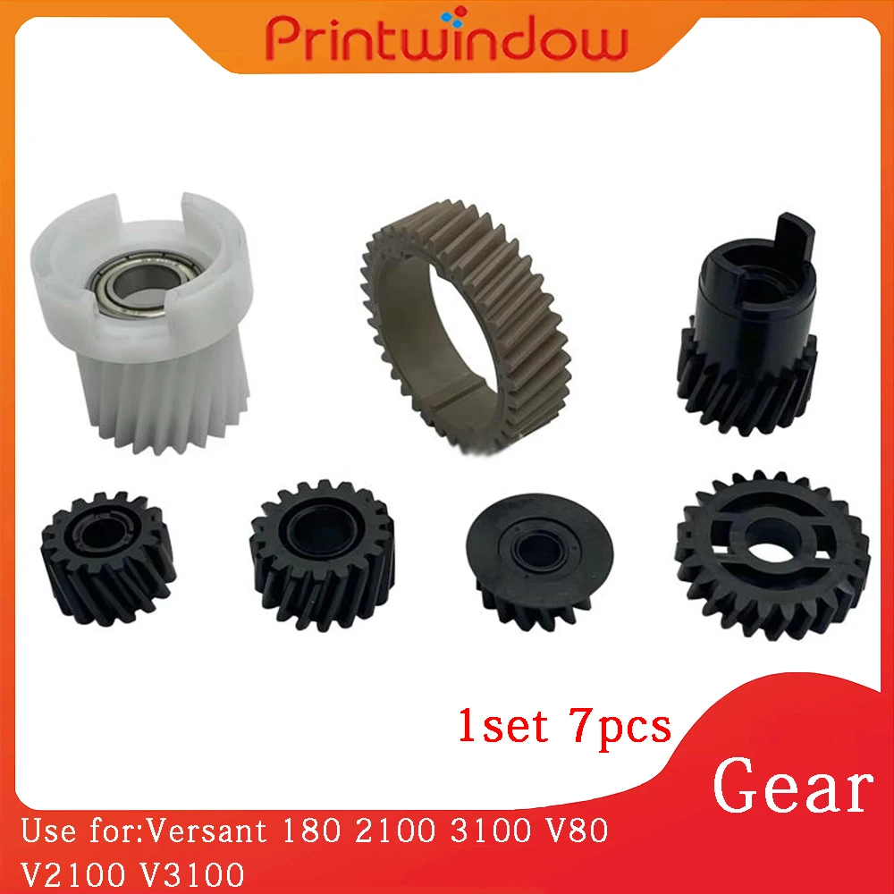 High Quality Fuser Upper Roller Gear Main Motor Drive Gear For Xerox Versant 180 2100 3100 V80 V2100 V3100 1set 7pcs