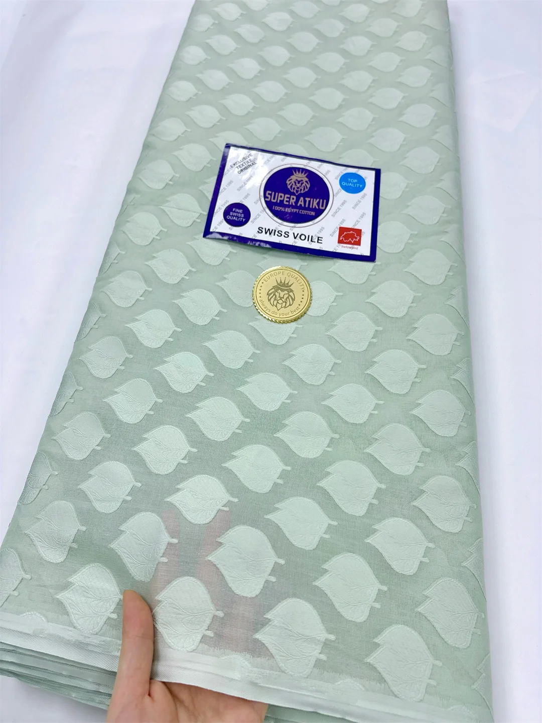 2026 Fashion Men Atiku Fabric Style Cloth Fabric Men TR Fabric African Swiss Voile Material Senator Wear Suit Fabric For Dresses