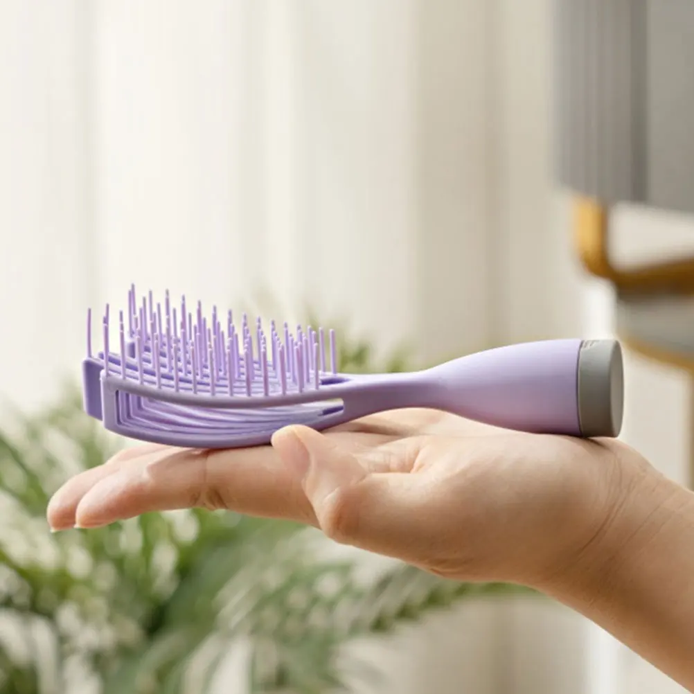 

1Pcs Portable Wet Hair Brush Detangling Hair Brush Small Travel Hair Brush Massage Comb For Women