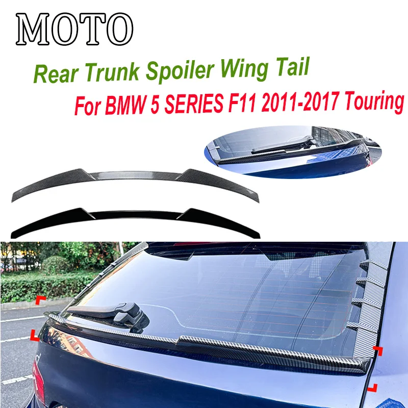 Rear Trunk Spoiler Wing Tail For BMW 5 SERIES F11 2011-2017 Touring Tail Tailgate Splitter Lip High-performance Air Dam Tuning