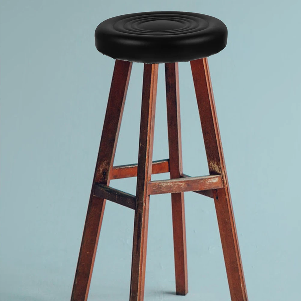 

2pcs Office Seat Cushion Foam Pu Stool Home Bar Rotating Chair Seating Bar Stool Cushions Round Seat Comfort Round Cover