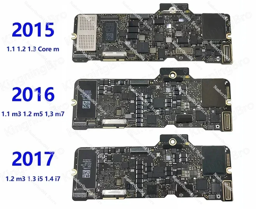 

Original A1534 Motherboard M3 M5 i5 i7 256GB 512GB For 12" A1534 Logic Board 2015 2016 2017 Year