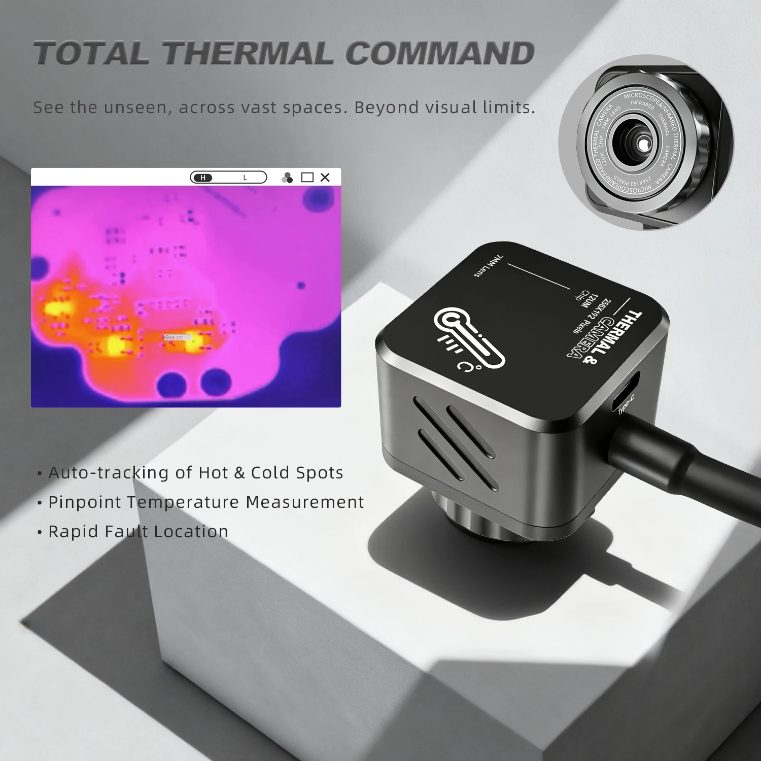 KUAIQU 4K Digitalmikroskop für Elektronik, 150X IMX145 Industriemikroskop Digitalkamera, Löt-Mikroskop für Handy-Reparatur, Videoaufnahmen, Fotos und Messungen möglich, Fünf Jahre Garantie – Detail 14