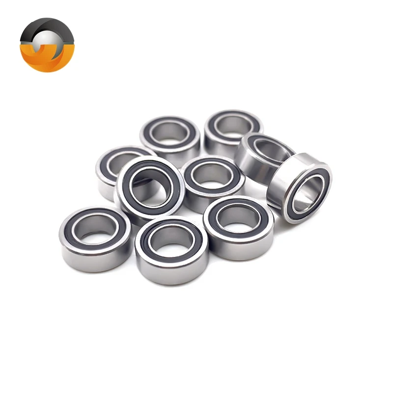 10PCS MR116RS 6x11x4 mm Bearing ABEC-7 Hobby Electric RC Car Truck MR116 RS 2RS Ball Bearings MR116-2RS Black Sealed