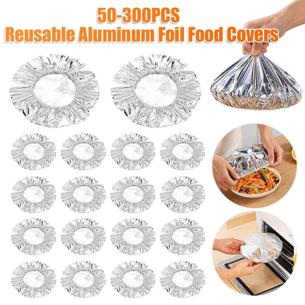 Food Storage And Preparation - Herbruikbare aluminiumfolie voedselhoezen, voedselwarmers, hitteschermen, deksels