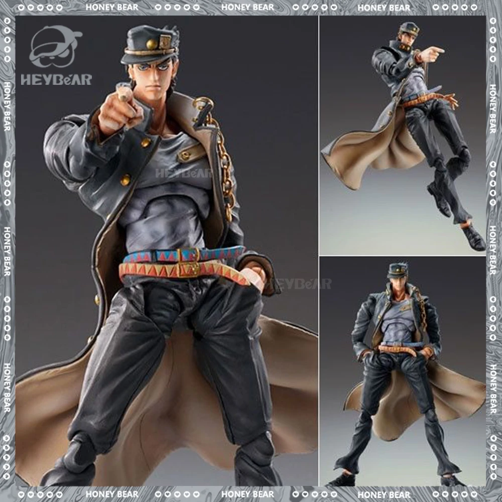

Ko Jojo's Bizarre Adventure Action Figure - Jotaro Kujo with Stand Star Platinum PVC Customized Collectible Statue Toy Gift