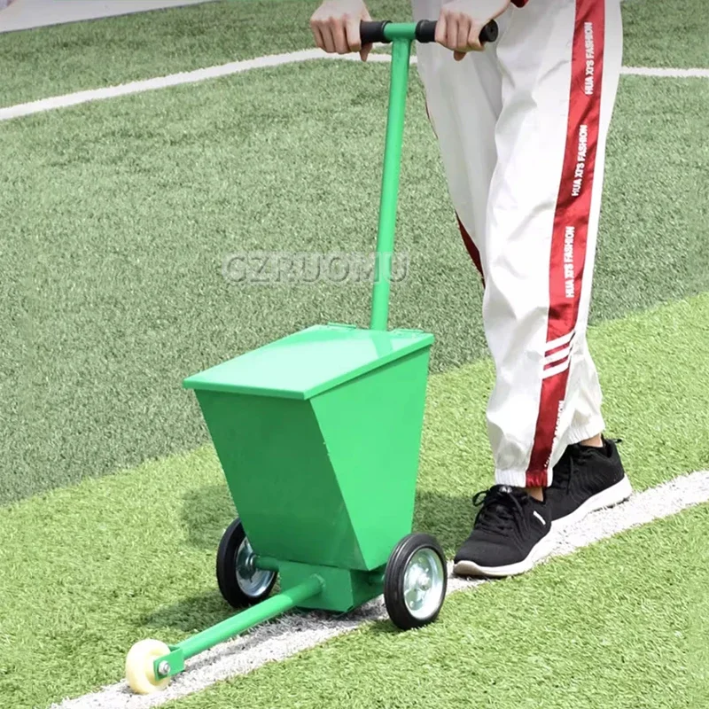 

Football Basketball Court Marking Machine Lime Powder Playground Ash Sprinkler Runway Marking Device Parking Space Drawing Line