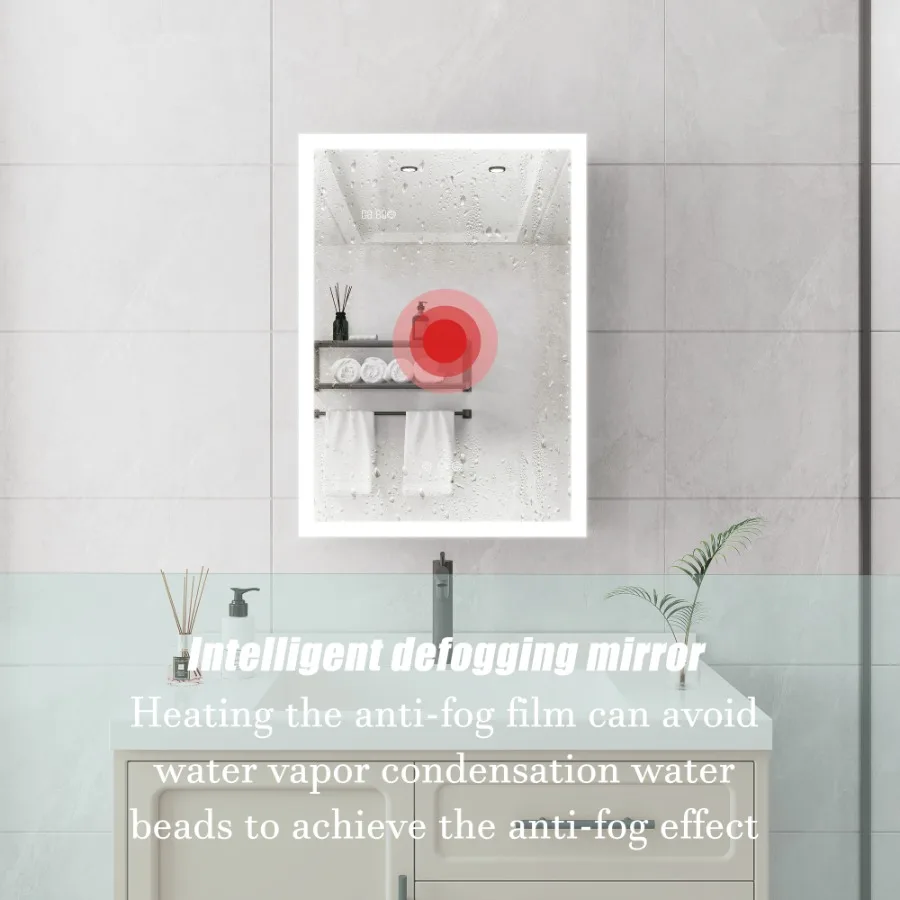 

Bathroom Medicine Cabinet with Lights 28×20 Inch LED Medicine Cabinet with Mirror Lighted Medicine Cabinet with Defogger Dimmer