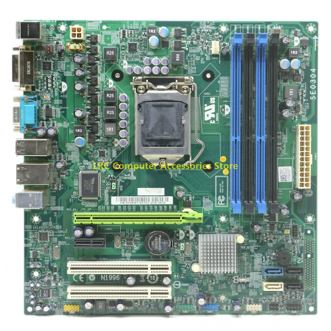 

FOR DELL Precision T1500 Workstation Vostro 430 Motherboard 54KM3 054KM3 CN-054KM3 MS-7466 SE0304 LGA1156 DDR3 100%Tested