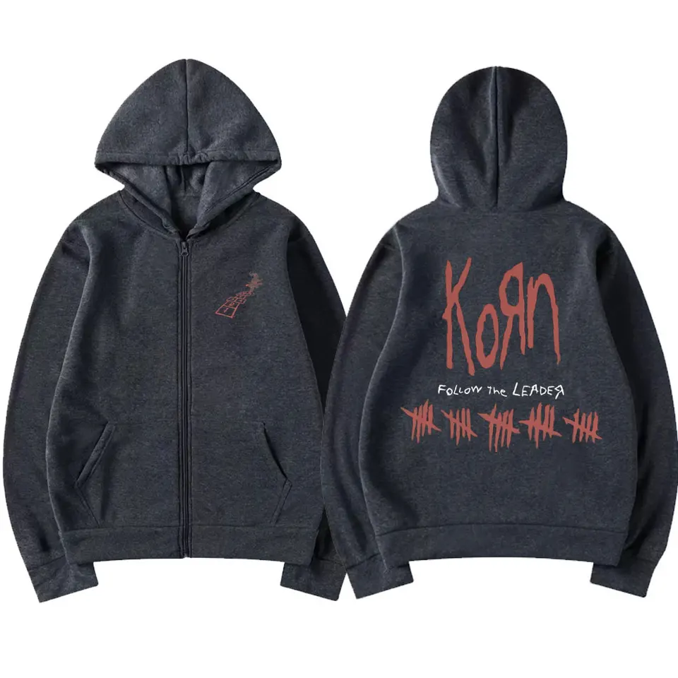 レア 90s Korn follow the leader hoodie XL Korn - Follow the Leader Hooded Sweatshirt - Nuclear Waste