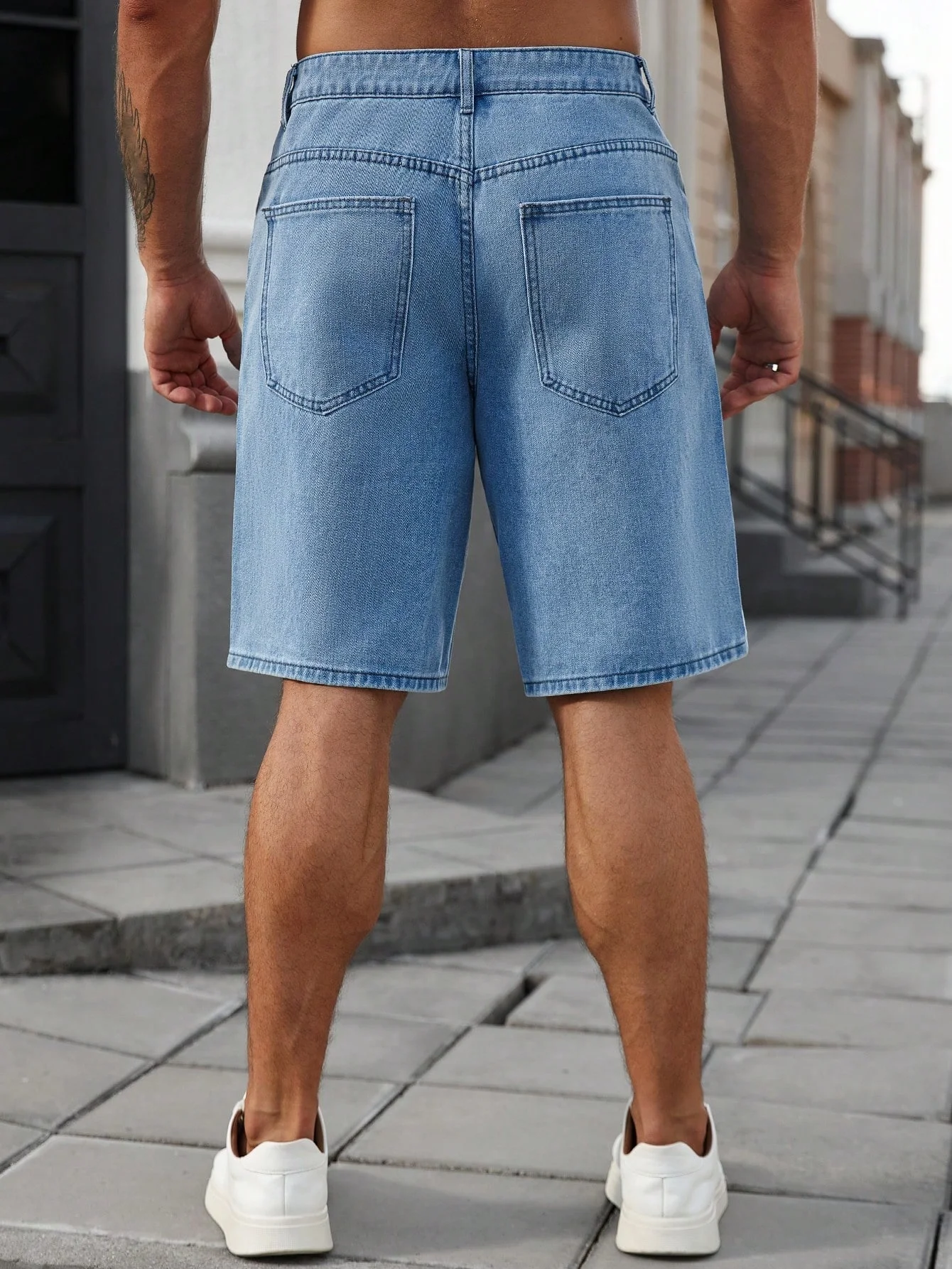 

Y2K Inspired Men's Jeans Retro Street Denim Trousers No accessories or belts included