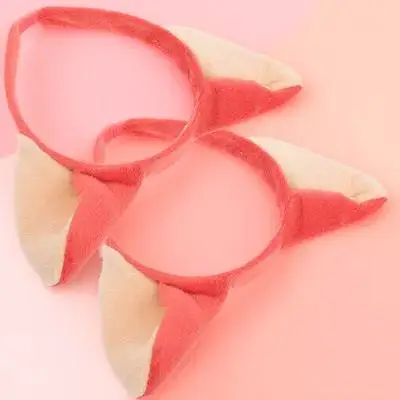 

2Pcs Foxes Ears Headband Premium Material Comfort Fit Animal Ears Headdress for Cosplay Costume Festival Party Performance