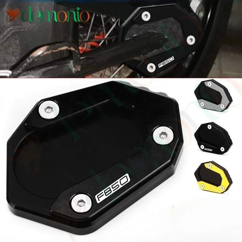 

Motorcycle For F750GS F850GS F 850GS Adventure 2019 2020 2021 2022 2023 Extension Plate Pad Foot Side Stand Kickstand Enlarger