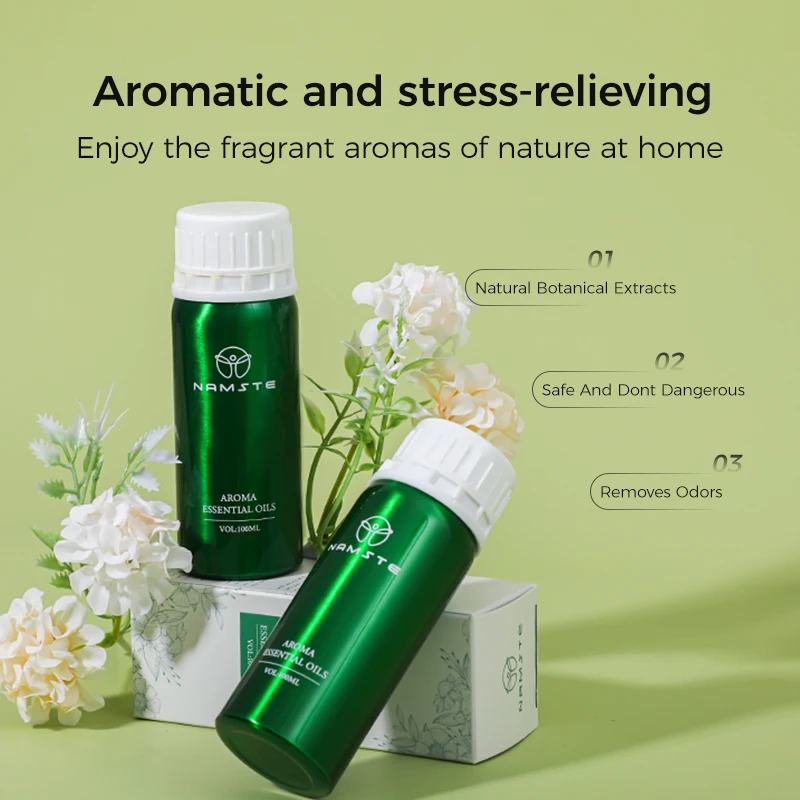 NAMSTE Aroma Essential Oil Hotel Series 100ML Use In Aroma Diffuser Fragrance Essential Oil Is Suitable For Home Office SPA Club