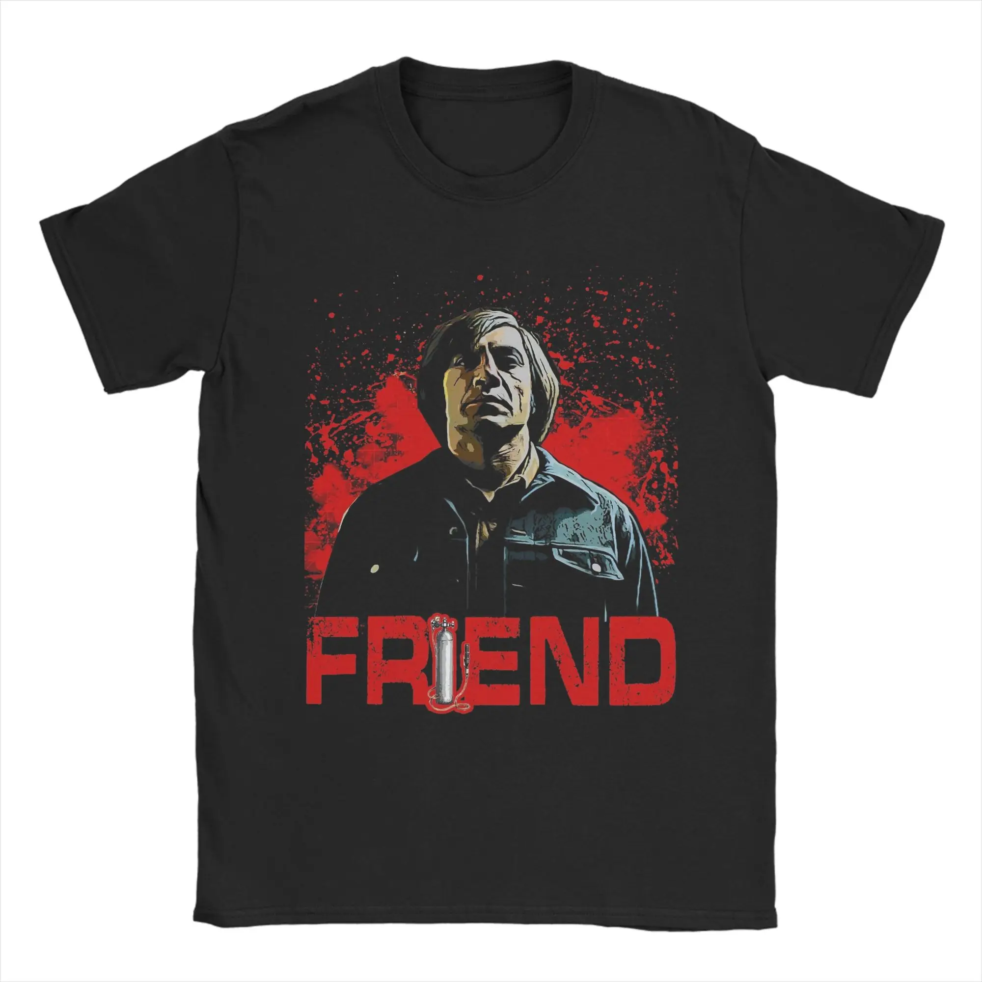 Anton Chigurh No Country for Old Men T-Shirts for Men  Funny Pure Cotton Tees Round Neck Short Sleeve T Shirts Unique Clothes