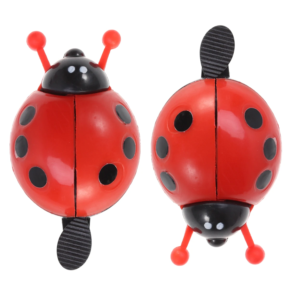 

2Pcs Bike Ladybug Bells Durable Kids Cycling Handlebar Ringtone Horn Alert Lovely Beetle Pattern Safety