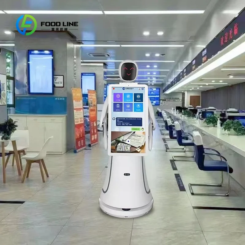 Customized Intelligent Delivery Humanoid Robot  for Commercial Welcome and Guide Service Reception and Welcome Service Robot