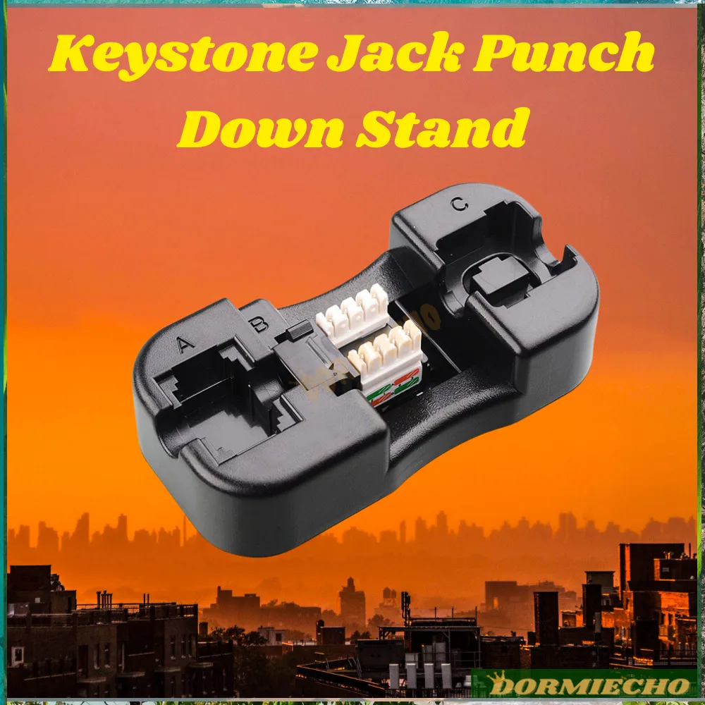 High Quality Keystone Jack Punch Down Tool Module Holder Universal RJ45 Stand Wiring Tool for Cat6/Cat5E/Rj11/12