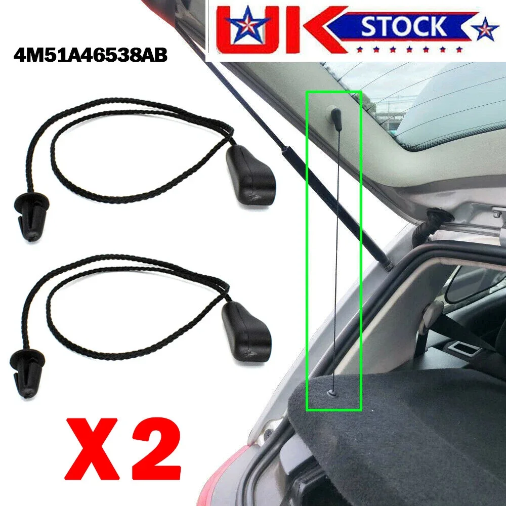 

2PCS Rear Trunk Drawstring Cargo Board Hanging Rope For Ford Focus MK2 Hatchback C-MAX MK1 4M51A46538AB