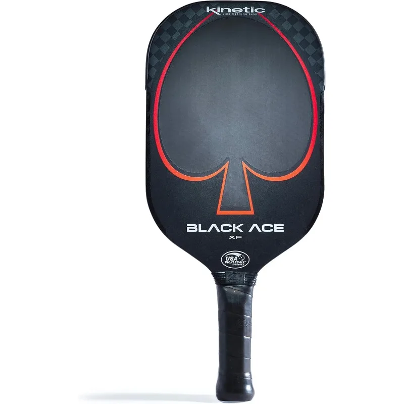 Black Ace with Paddle Cover - Pickleball Paddle with Toray Carbon Fiber Face   Comfort Pro Grip  USAPA Approved