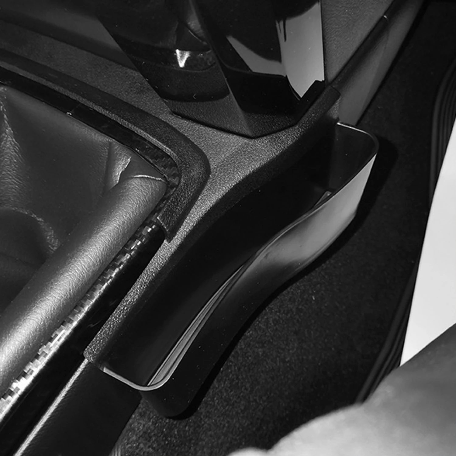For Toyota 4runner 2014-2024/ Tacoma 2016-2023 Car Accessories ABS Center Gear Shift Panel Storage Glove Box Holder Tray image 6