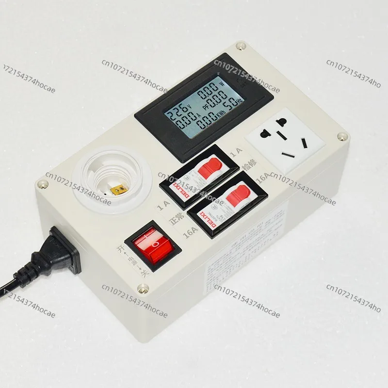 

Лампа для обслуживания телевизионного прибора, 6 в 1 розетка, переключатель питания, протектор питания, напряжение тока, без мультиметра