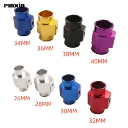 Aluminum Water Temp Gauge Radiator Temperature 26mm/28mm/30mm/32mm/34mm/36mm/38mm/40mm Water Temp Joint Pipe Sensor Hose Adapter
