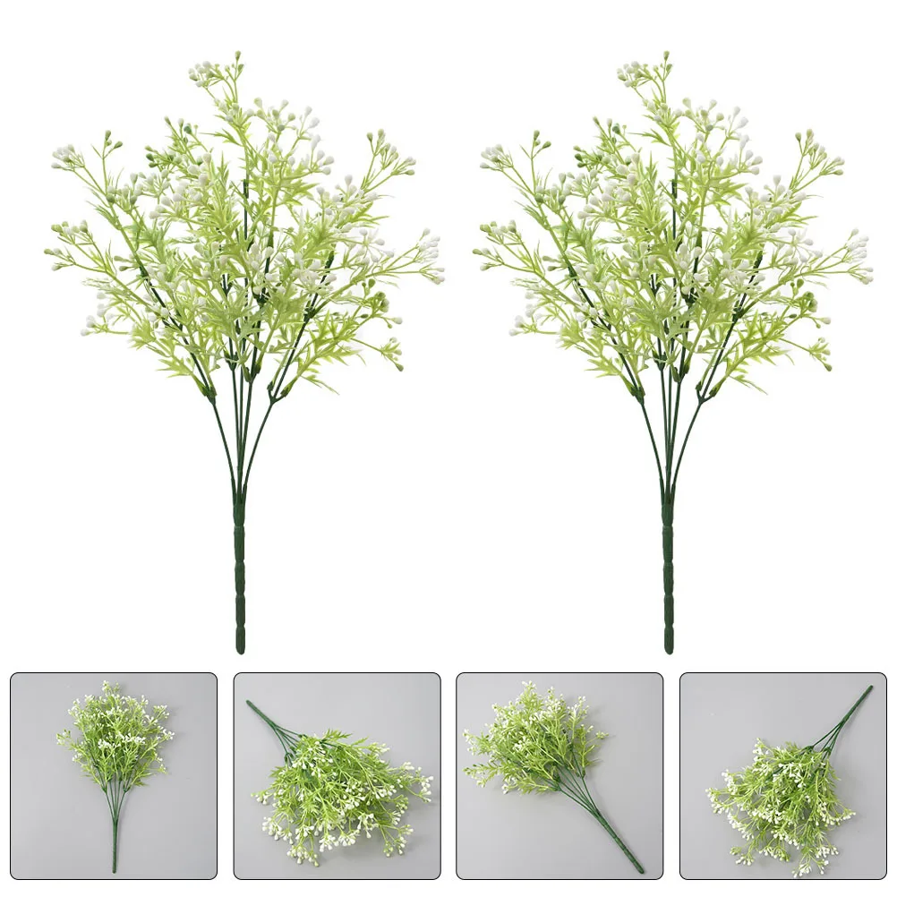 

4pcs Simulation Plant Decor For Wedding Party Photography Props Diy Fake Plants Table Centerpieces Plastic Plants Scene Layout