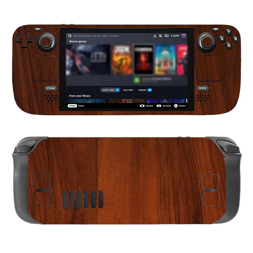 Wood designs Skin Sticker Decal Cover for Steam Deck Console Skins Vinyl