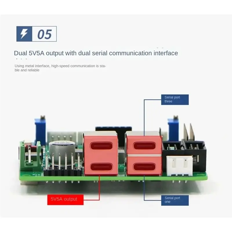 CYGJ-C50C Brushed Motor Version Robot Control Board, Drive Control Integration, ROS Unmanned Trolley Chassis, Sports Four-Wheel