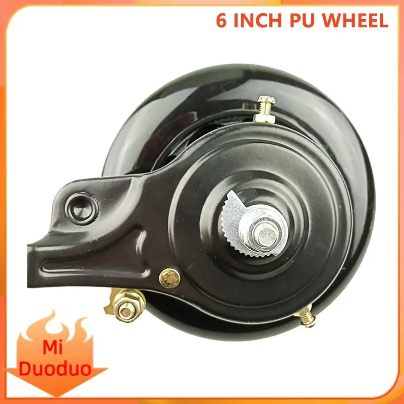 These 6-inch 140mm solid polyurethane wheels are perfect as replacement tires for small electric scooters.