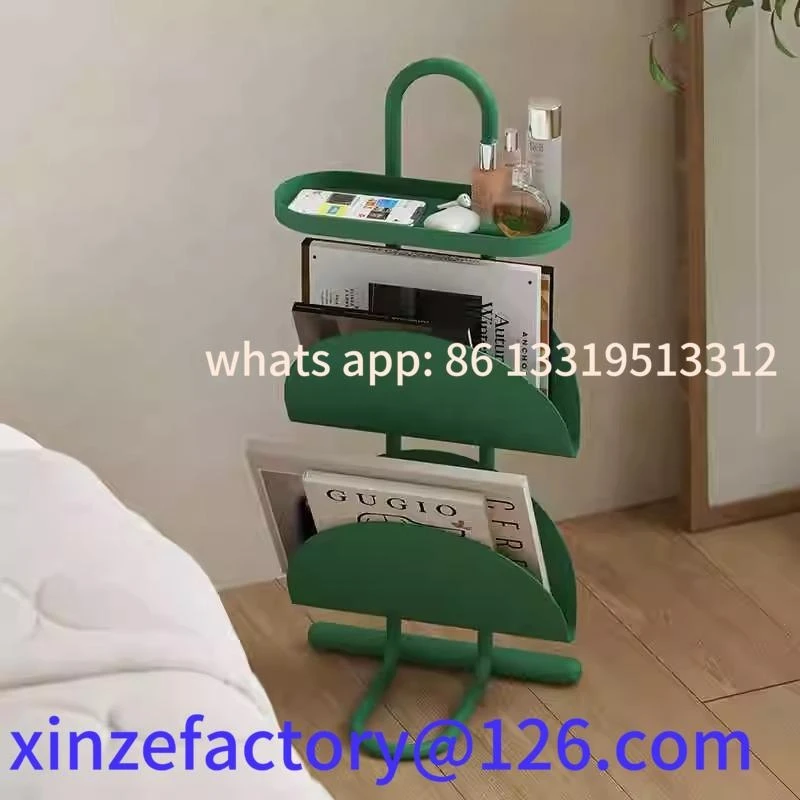 

Customizable Sofa Small Side Table Living Room Balcony Coffee Table Magazine Bookshelf