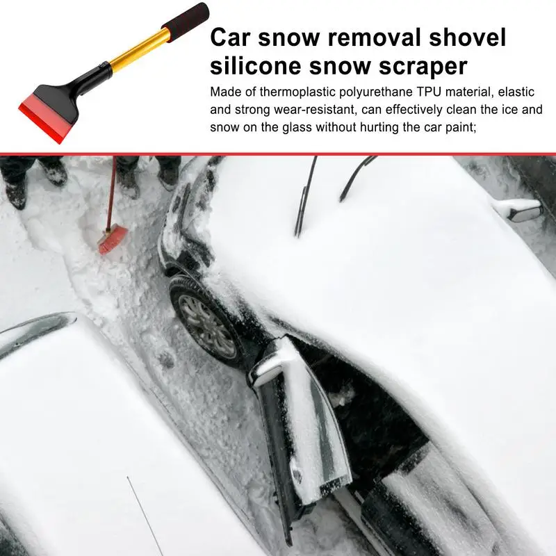 Winter Windshield Degeling Ice Scraper, Snow Shovel, Snow Removal Tool, Universal, Multifunction, Car, Auto Acessórios