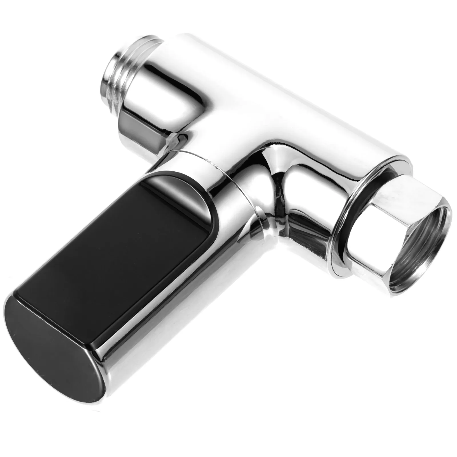 

LED Digital Shower Thermometer Silver Real Time Water Temperature Monitor Free 360 Degree Rotatable Screen