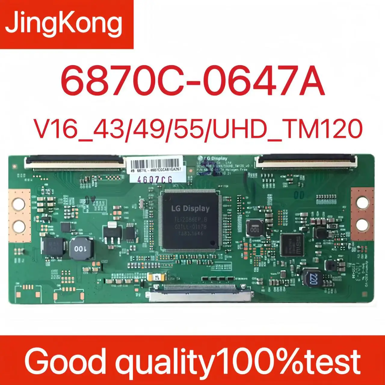 NEW Good test T-CON board for 6870C-0647A V16_43/49/55/UHD_TM120_v0.1