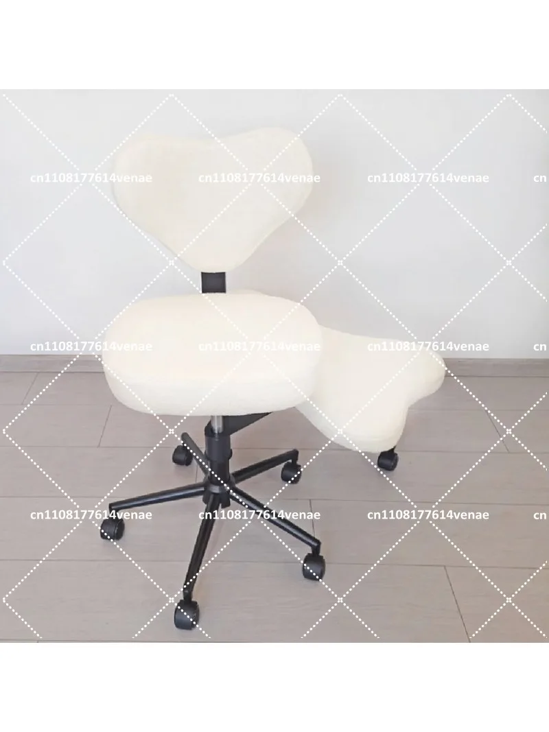 Cross Leg Chair - Meditation Chair with Wheels, ADHD Chair, Height Adjustable Seat, Adjustable Footstool